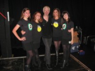 Keith from Young Dubliners and Irish Pride Dancers